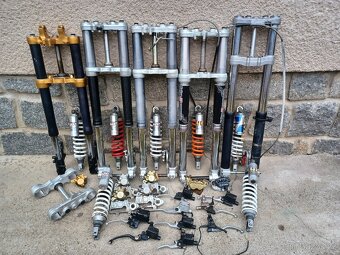 KTM LC4 640 - 620 KOLA, TLUMIČE, PUMPY, BRZDIČE ... - 4