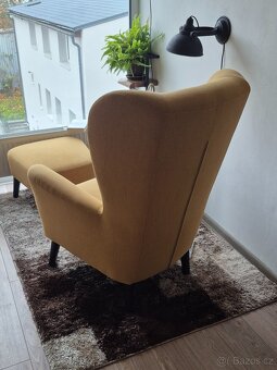 Žlutý ušák s taburetem Next - 4