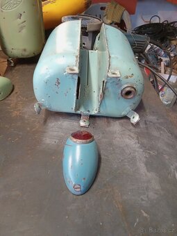 Predám diely Jawa 550,555 modre - 4