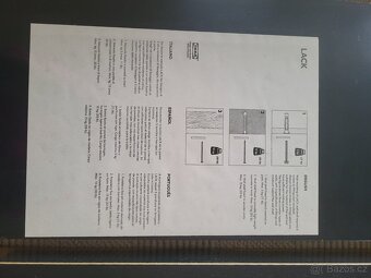 2x černé police z Ikey nové - 4