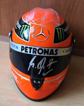 Michael Schumacher originální autogram replika helmy 1:2 - 4