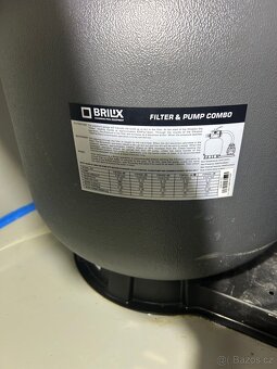 BAZÉNOVÁ FILTRACE BRILIX + ČERPADLO + SOLINÁTOR - 4