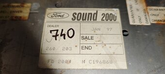 Originální autorádio Ford Sound 2000 - 4