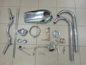 ČZ 250, 175 Předválečná - Originální díly - Nový Chrom - 4