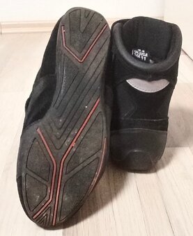 Boty na motorku Booster Run  černé, 44 - 4