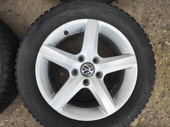 16"zimní alu sada Aspen 5x112 origo Golf 7 6 Touran Caddy - 4