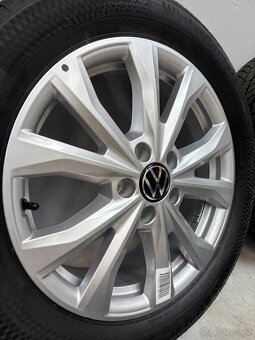 Alu Kola Vw Caddy Nové 215/55/17 zimní komplet Org.Vw - 4