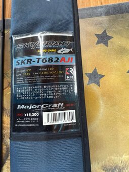 Prodám vláčecí prut Major Craft Skyroad SKR-T682AJI 203cm - 4