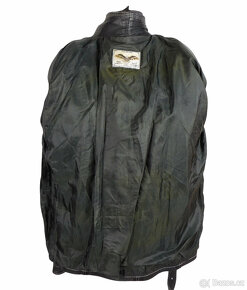 Kožená měkká dámská černá bunda CREATION v. L - 4