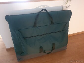 Masážní stůl dřevěný skládací - 4