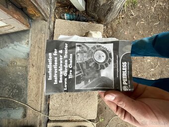 Řetězy na zahradní traktor - 4