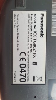 Bezdrátový telefon se záznamníkem Panasonic KX-TG8021FX - 4