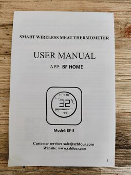 Bluetooth teploměr na grilovaní masa - 4