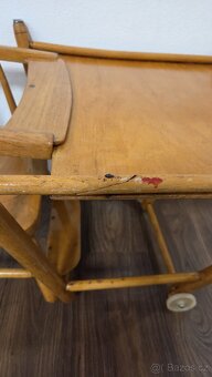 DĚTSKÁ SKLÁDACÍ STOLIČKA – STOLEK – HISTORICKÁ - 4