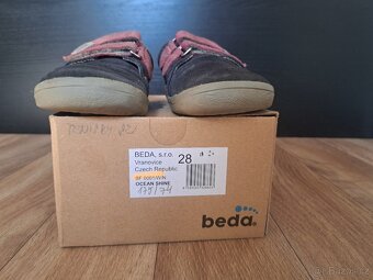 Dětské barefoot kožené tenisky BEDA vel. 28 - 4