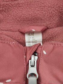 Dívčí zimní kombinéza HM s kapucí, vel. 80 - 4