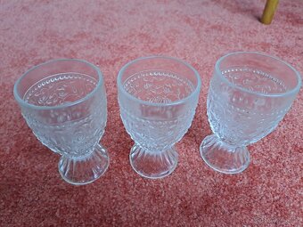 Staré skleničky 3 ks. - 4