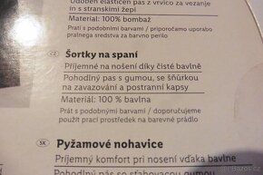 Šortky na spaní XL nové 12ks - 4