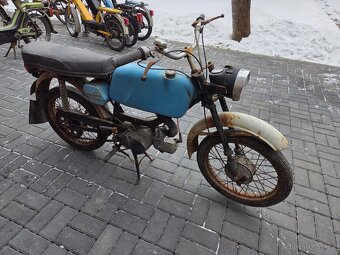 Jawa 23 Mustang bez TP, modrý původní 3. - 4