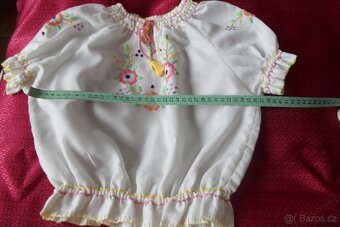 Dětská ručně vyšívaná halenka - 4