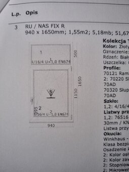 Nová plastová pětikomorová okna 940x1650 mm - 4