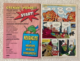 Želvy Ninja (Turtles) komplet 1992-1993 TOP stav - 4