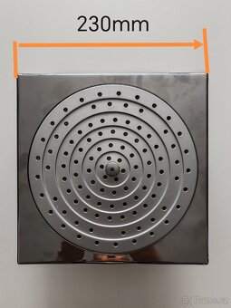Prodám čtvercovou hlavovou sprchovací hlavici - 4