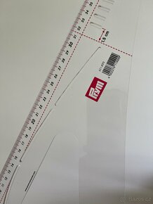 Krejčovský příložník / pravítko Prym délka 60 cm - 4
