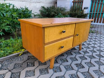Retro komoda / skříňka NDR - Brusel 60. léta - 4