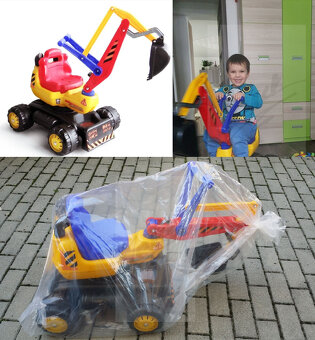 Dětsky Bagr Lego Kostky Dětské křesílko Zahradní Houpačka - 4