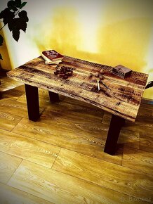 Stylový konferenční stůl ruční výroby - 4