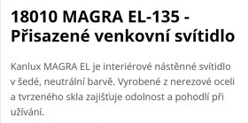 Venkovní světlo MAGRA El 135 - 4