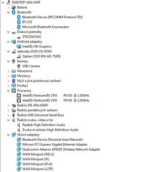 Asus P42F,CPU P6100,WIN 10,HDD 320GB,RAM 4GB,14 palců - 4