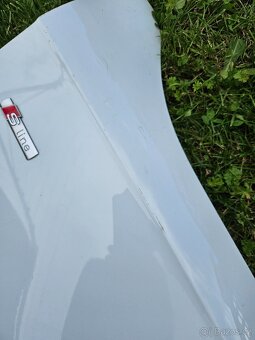 Blatník Audi A4 B8 - Bílá perleť - 4