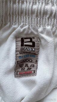 Dětský set oblečení na judo BAIL (kimono, pásek, kalhoty) - 4