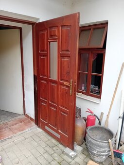 Velke dřevěné okno na zakazku a dveře - 4