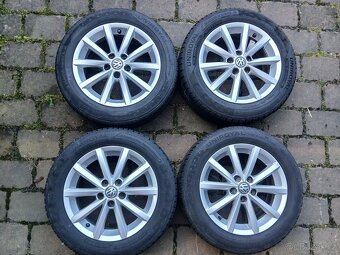 ALU kola,sada, originál Volkswagen,185/60 R15,5x100,TOP - 4