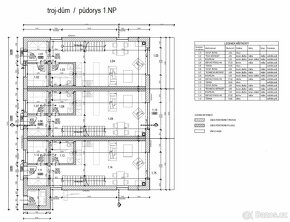 Prodej pozemku (811 m2) se stavebním povolením na trojdům; T - 4