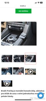 Konzole Brodit na držák mobilu Jaguar F-pace - 4