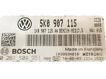 Řídící jednotka motoru CCZB 5K0907115 VW Golf 6 GTI 2010 - 4