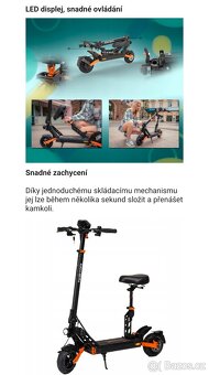 Prodám elektro koloběžku kukirin G2 PRO - 4