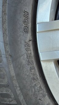 Škoda vw audi 5x112 215/65 r17 pneu Bridgestone - 4