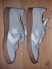 kozačky, polobotky Vintage Converse All Star, kožené, vel 37 - 4