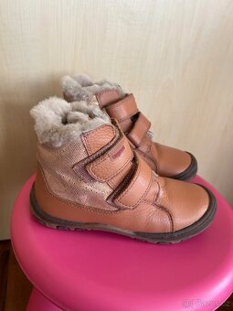 Dívčí kožené zimní boty Bisgaard velikost EU30 - 4