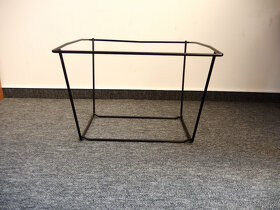 Drátěný koš na závěsné desky - černý (kapacita na 25 desek) - 4