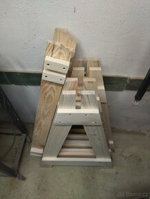 Dřevěné skládací dílenské kozy - 4