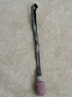 Prodám portepe a podbradnik na čepici Wehrmacht - 4