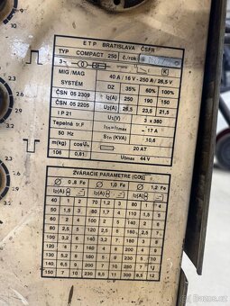 Svářečka CO2 - Compact 160 ,  Compact 250 - 4