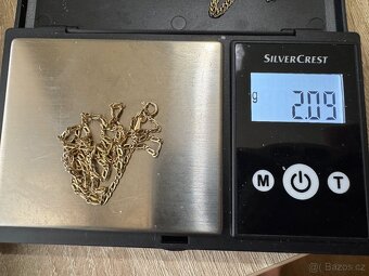 Zlatý řetízek 2,09g 585/1000 - 4
