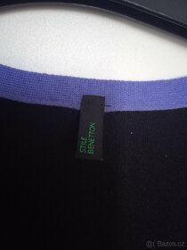 Letní upletove šaty United Colors of Benetton, vel. 38 - 4